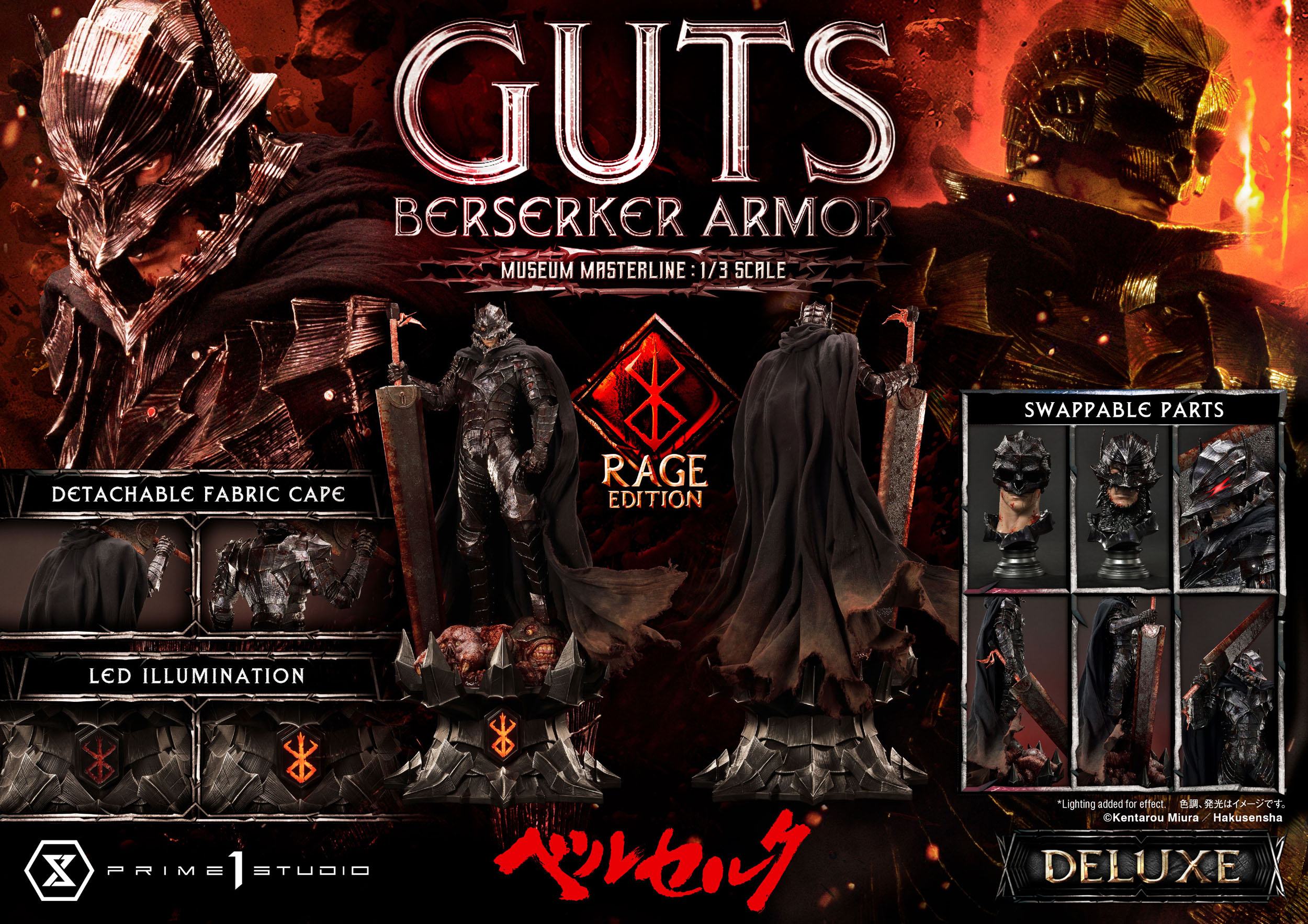 Estatua Guts Berserker Rage Edition Bonus