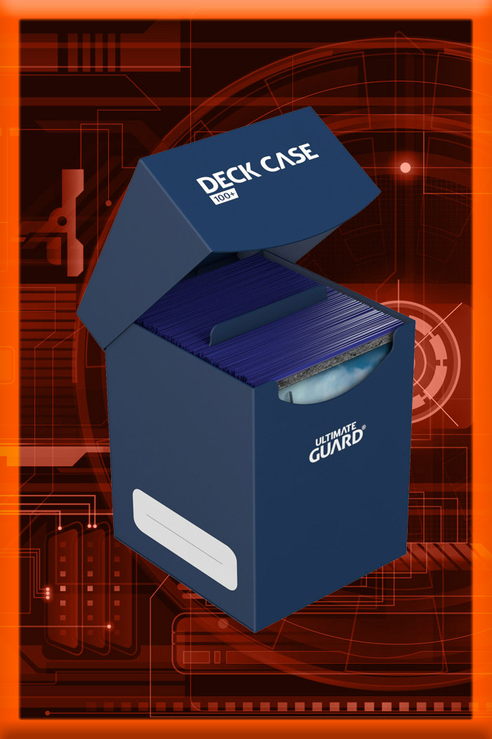 Caja Cartas Azul Deck Case 100+