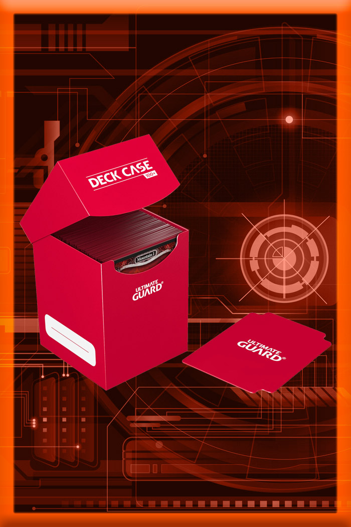 Caja Cartas Rojo Deck Case 100+