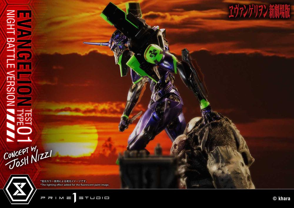 Estatua Evangelion Type 01 Night Battle