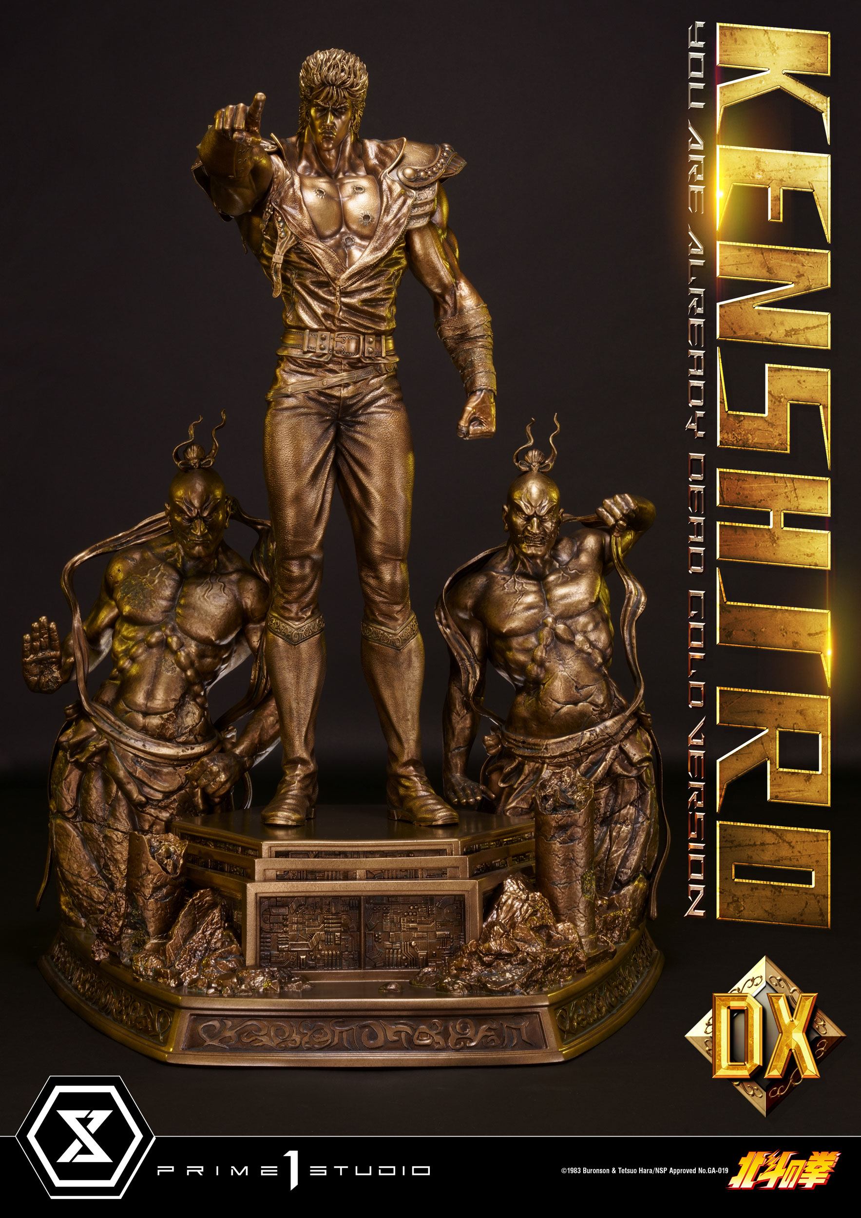 Estatua Kenshiro Gold Deluxe Version