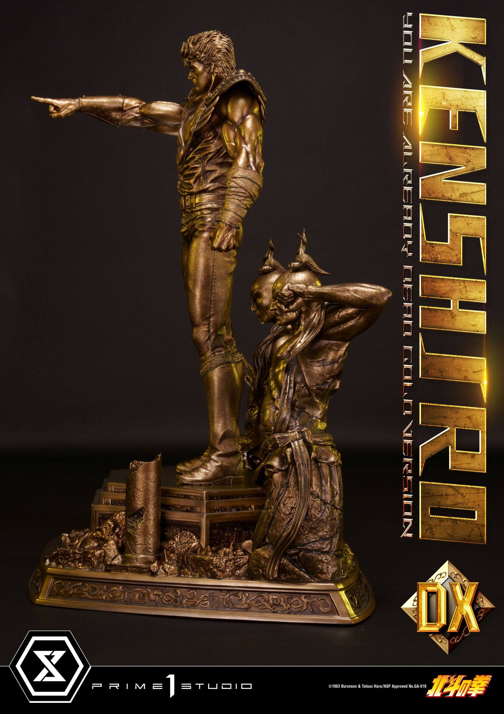 Estatua Kenshiro Gold Deluxe Version