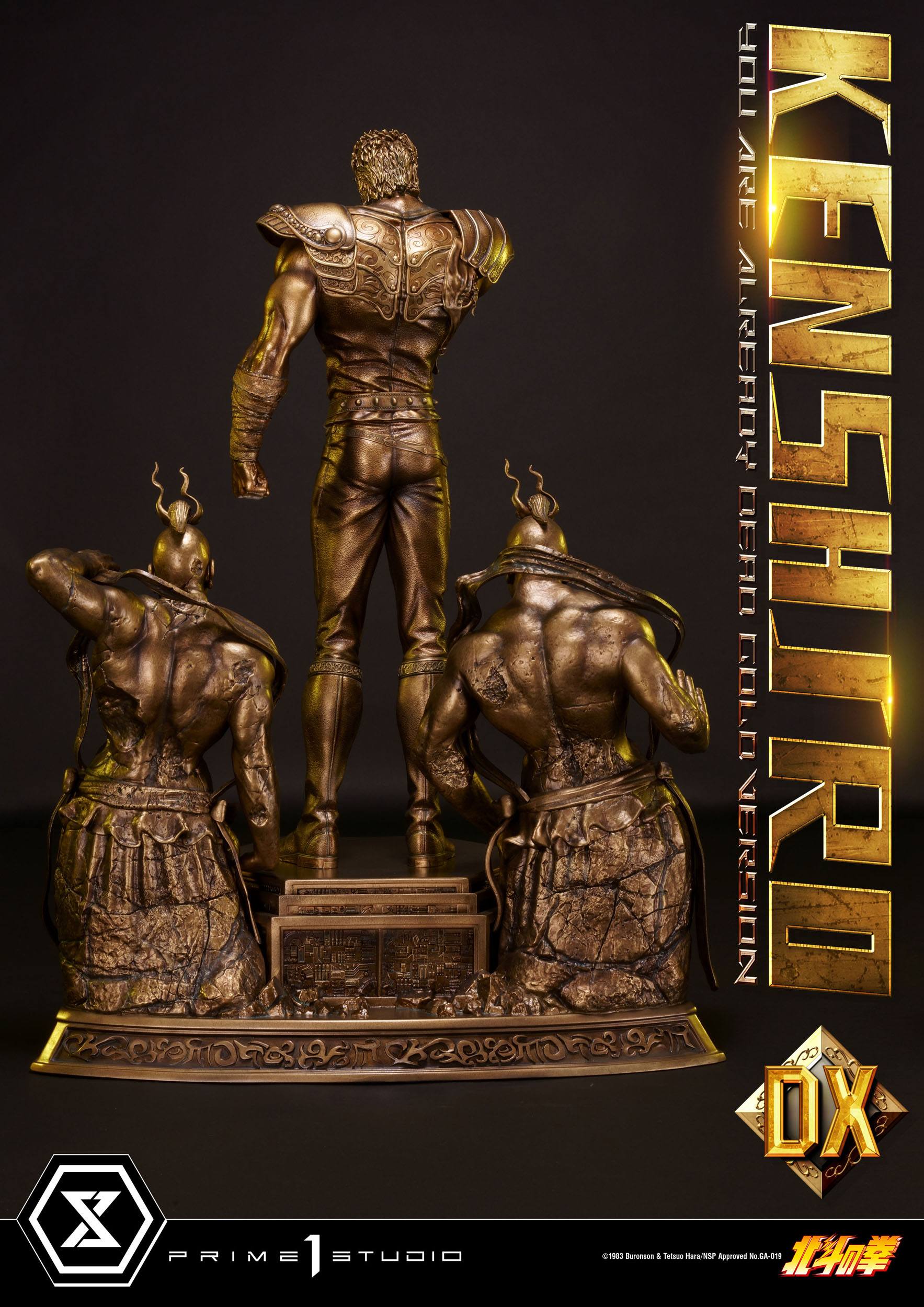 Estatua Kenshiro Gold Deluxe Version