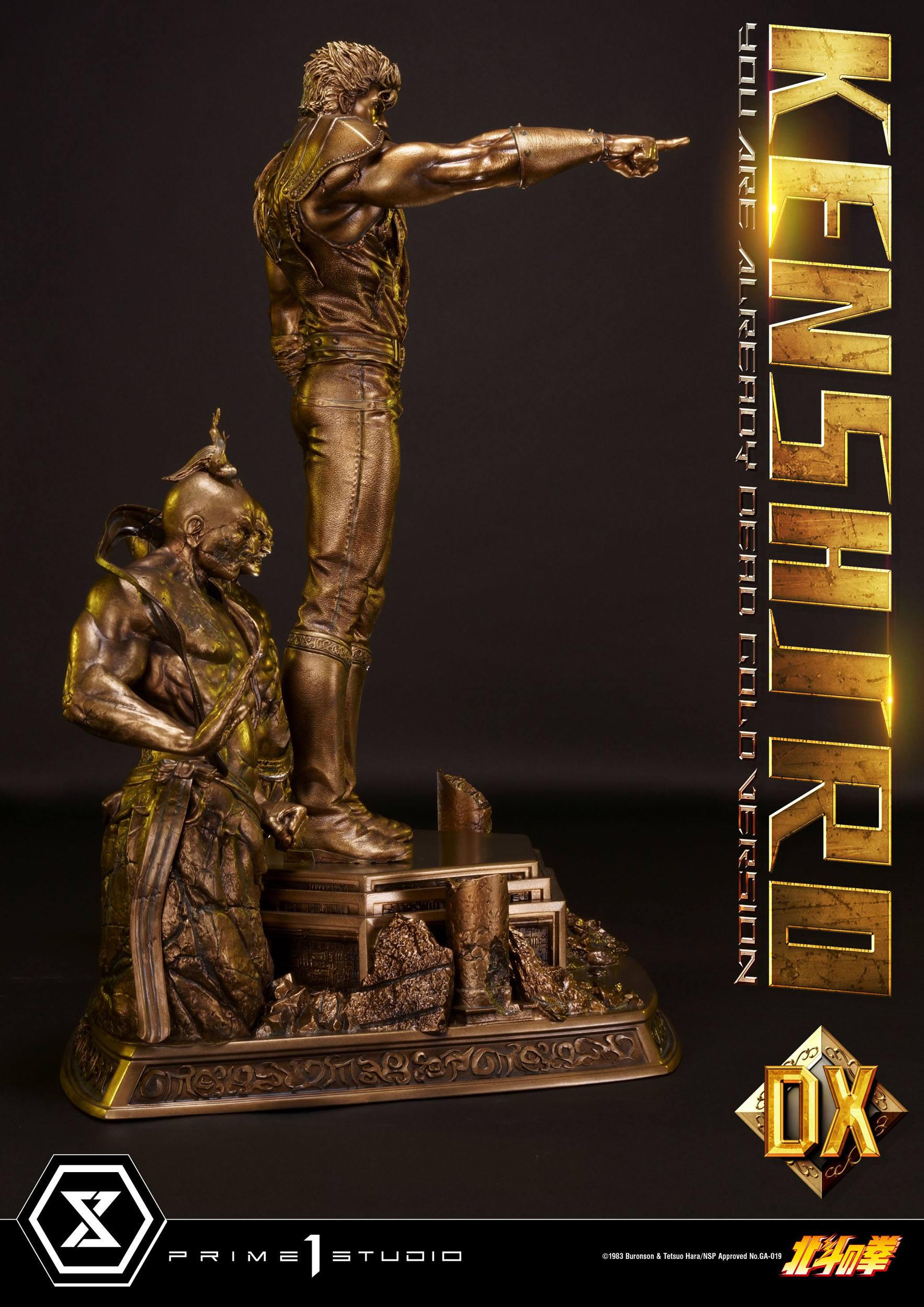 Estatua Kenshiro Gold Deluxe Version