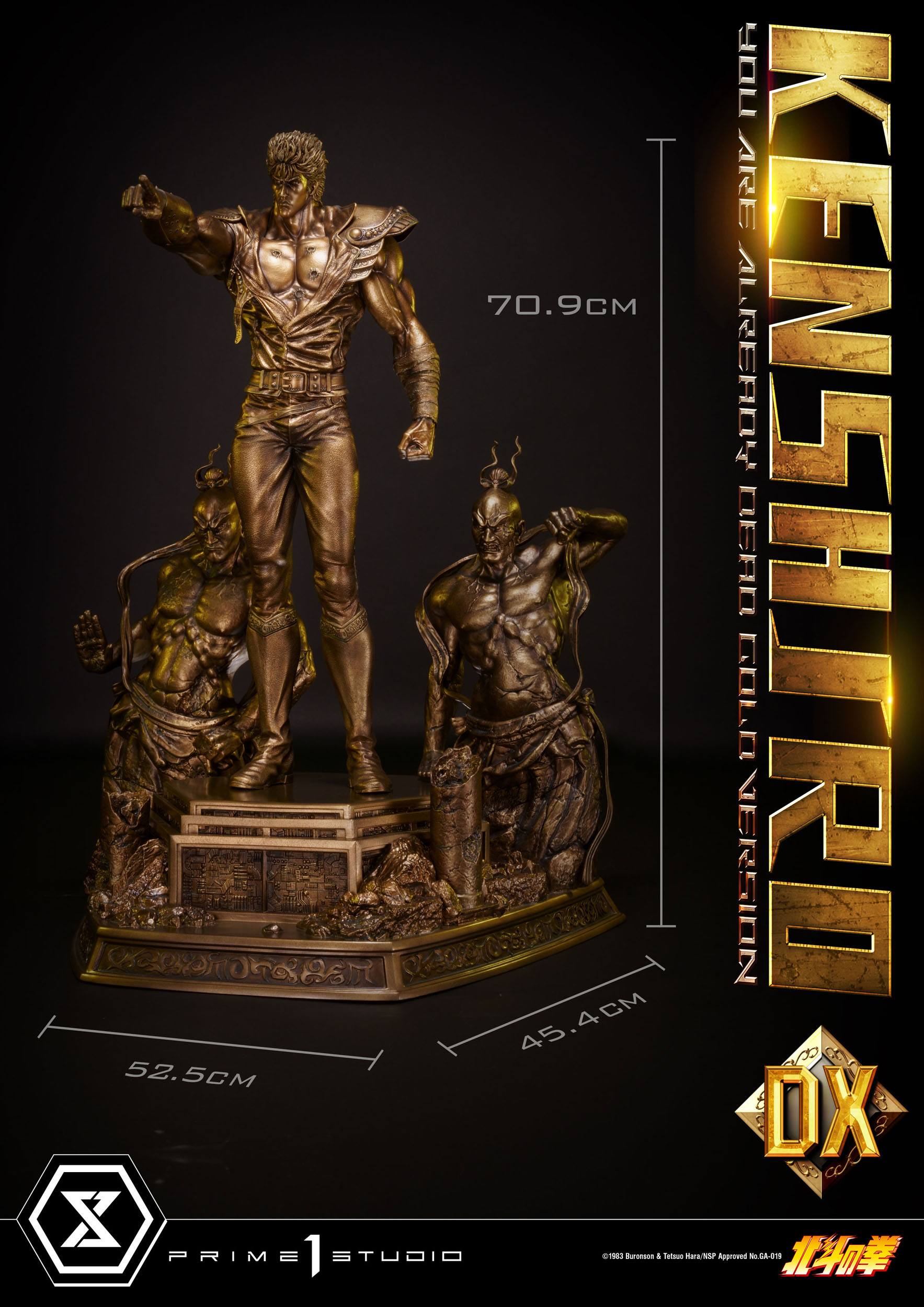 Estatua Kenshiro Gold Deluxe Version