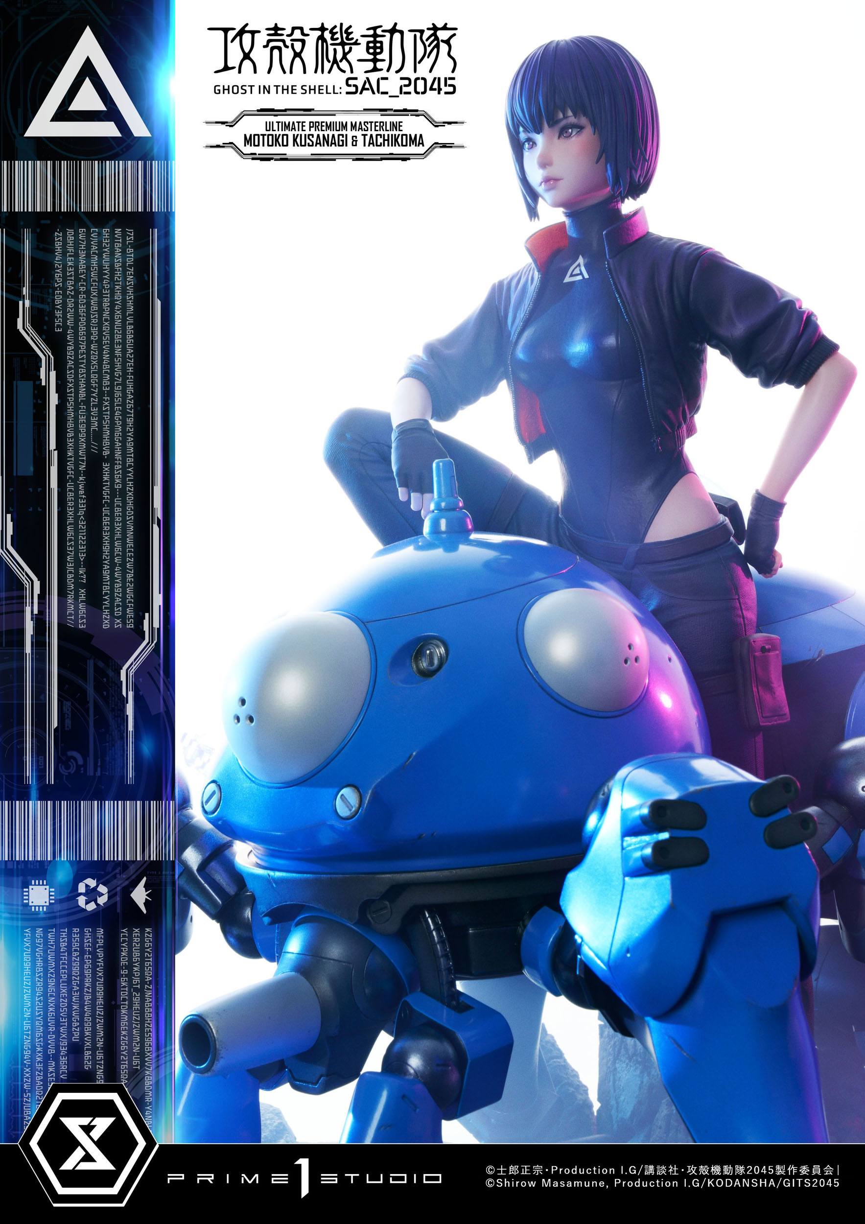 Estatua Kusanagi y Tachikoma Bonus