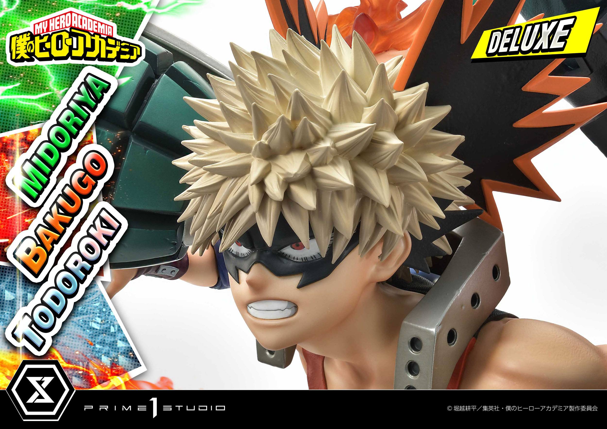 Estatua Midoriya Bakugo y Todoroki Deluxe