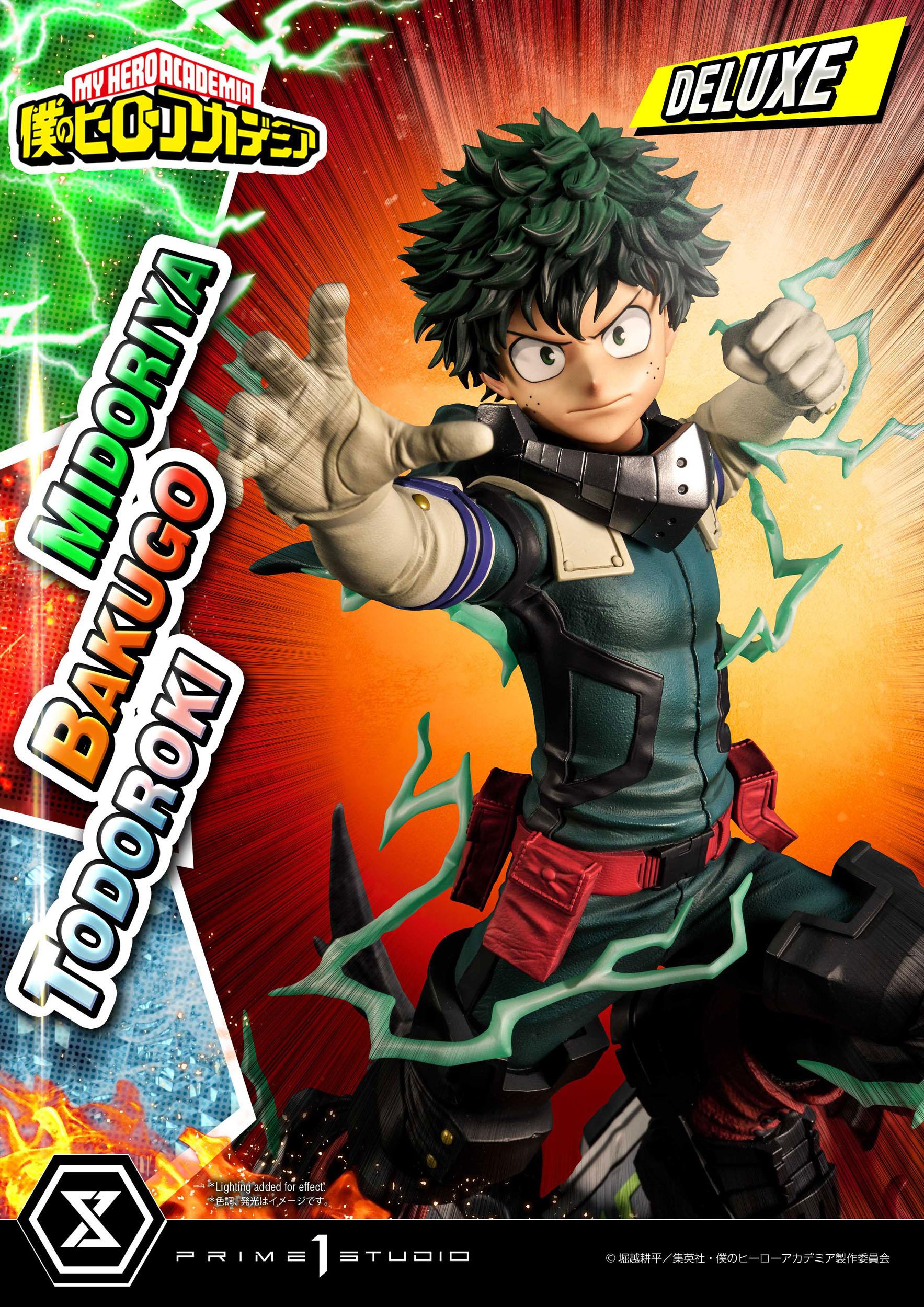 Estatua Midoriya Bakugo y Todoroki Deluxe