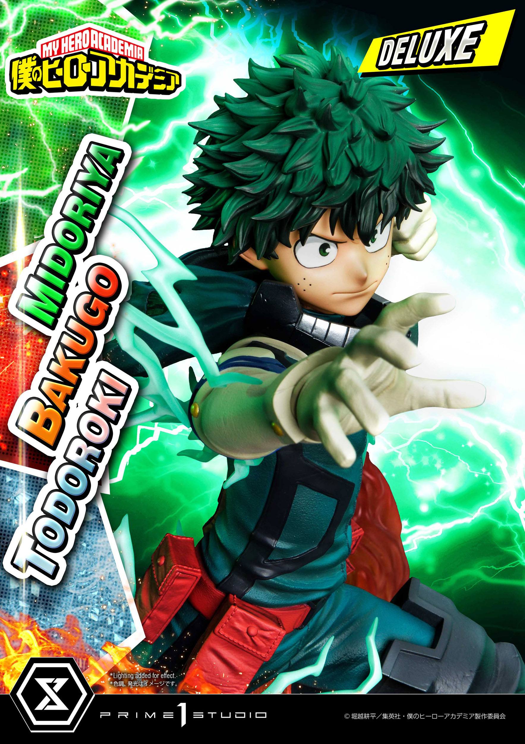 Estatua Midoriya Bakugo y Todoroki Deluxe