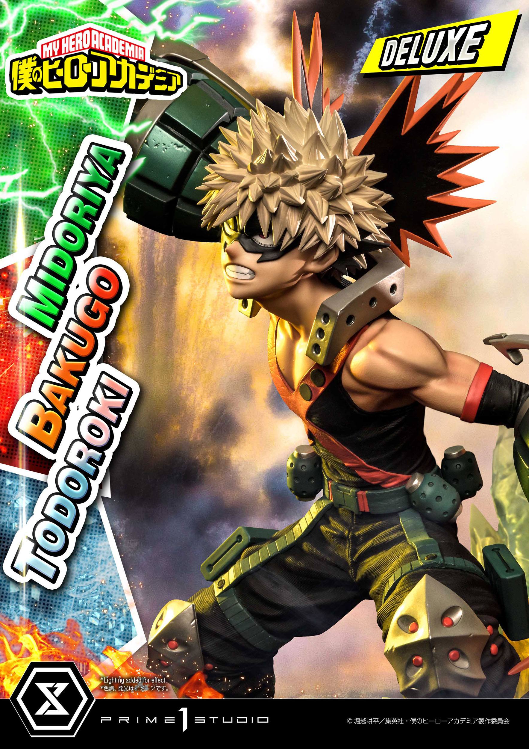 Estatua Midoriya Bakugo y Todoroki Deluxe