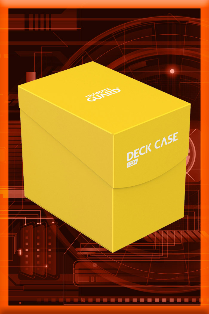 Caja Cartas Amarillo Deck Case 133+