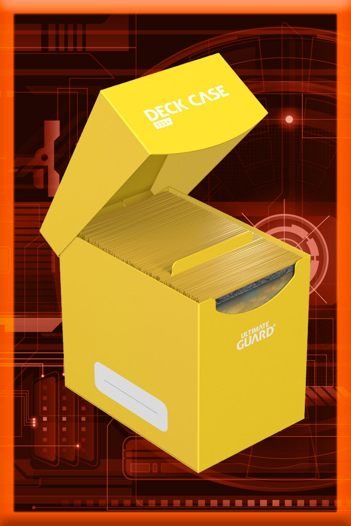 Caja Cartas Amarillo Deck Case 133+