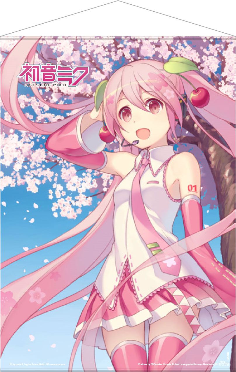 Póster Tela Hatsune Miku Cherry Blossom