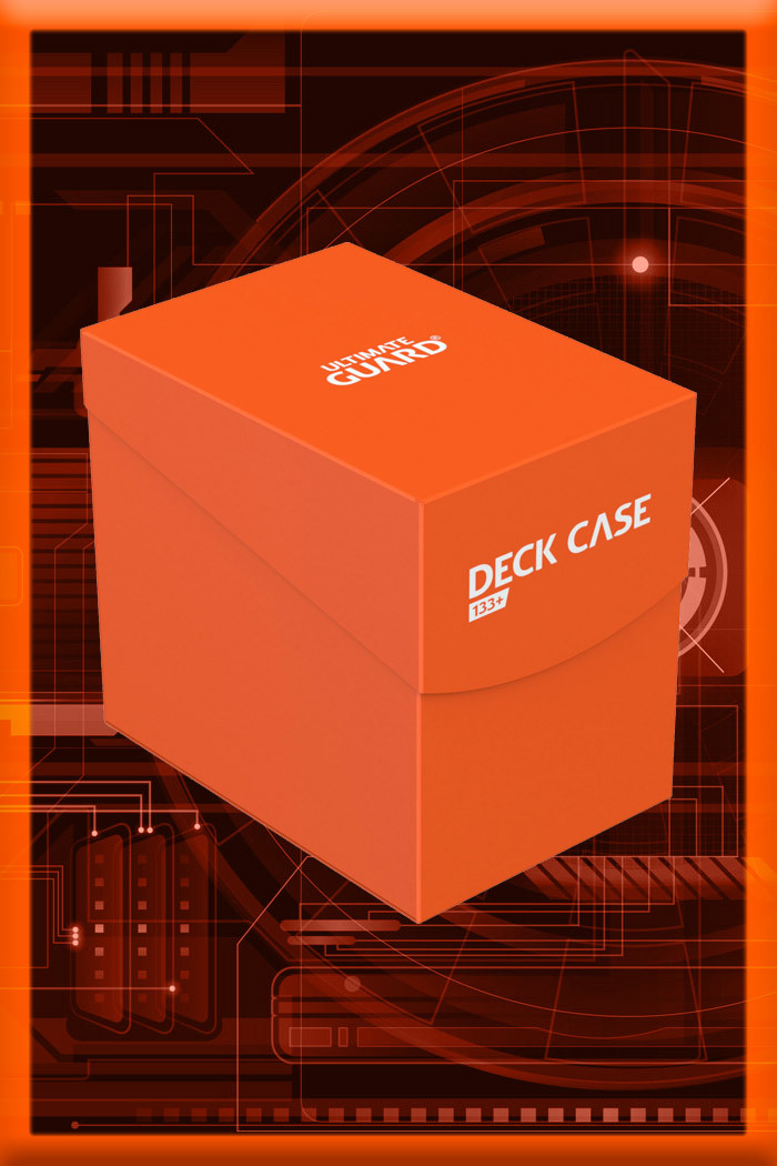 Caja Cartas Naranja Deck Case 133+
