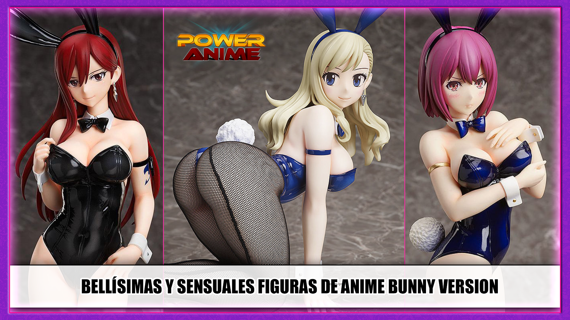Bellísimas y sensuales Figuras de Anime Bunny Version