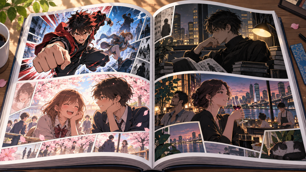 Shonen, shojo, seinen y josei: qué significan y en qué se diferencian
