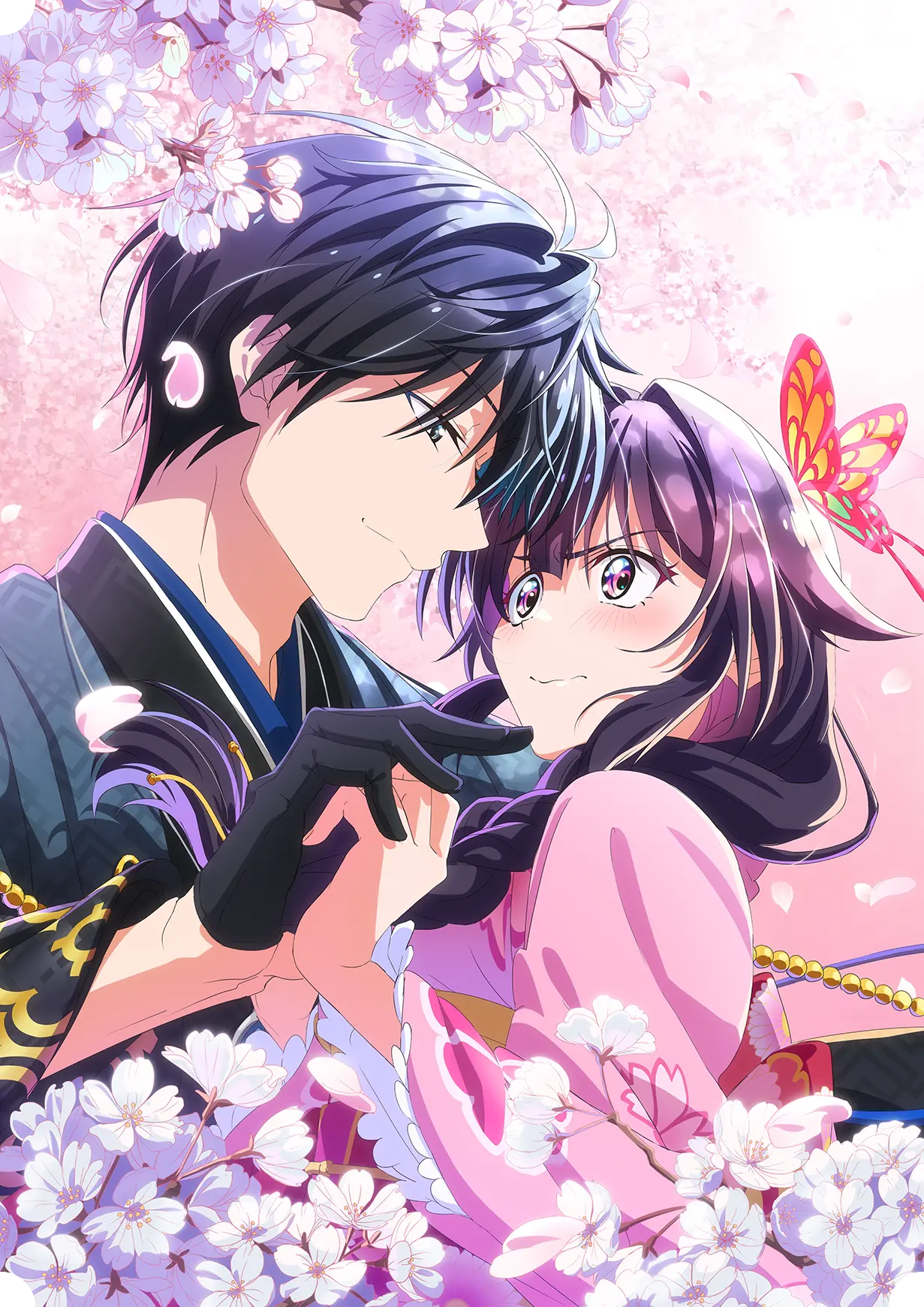 Hana Ichise y Saku Ichinomiya en el anime Kekkaishi no Ichirinka